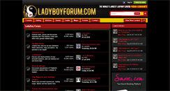 Desktop Screenshot of ladyboyforum.com
